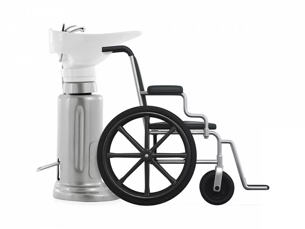Bac de lavage Spécial PMR Podium Silver