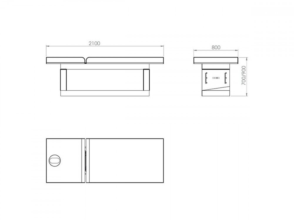Occi - Table de massage fixe