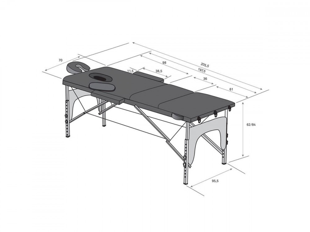 Sella - Table de massage portative
