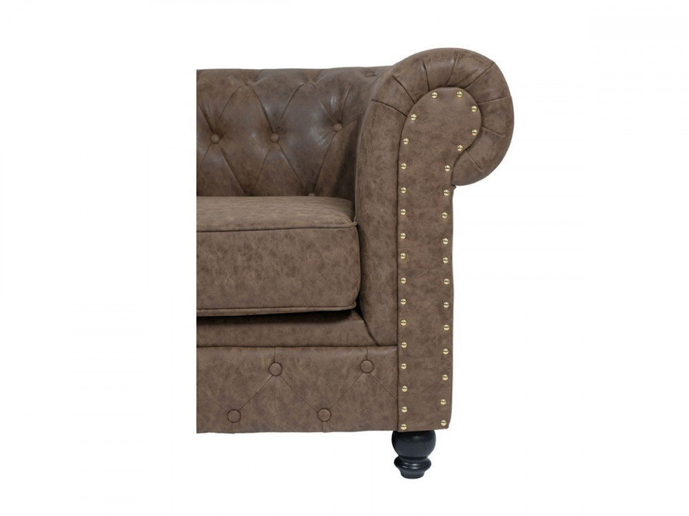 REPOSE BROWN - Fauteuil d'attente canapé