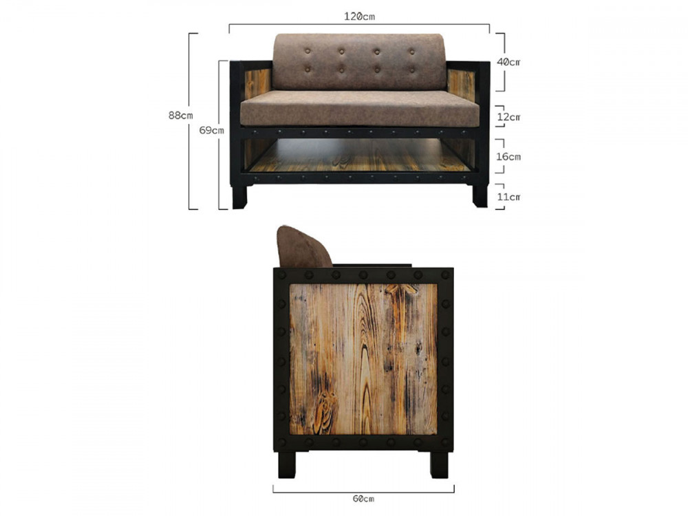 TREG - Fauteuil d'attente canapé