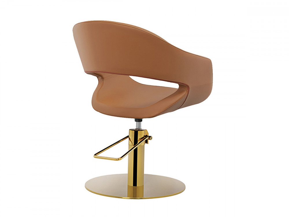 Romy Gold Cognac - Fauteuil de coiffage