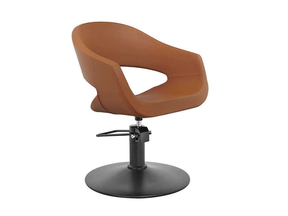 Romy Black Cognac - Fauteuil de coiffage