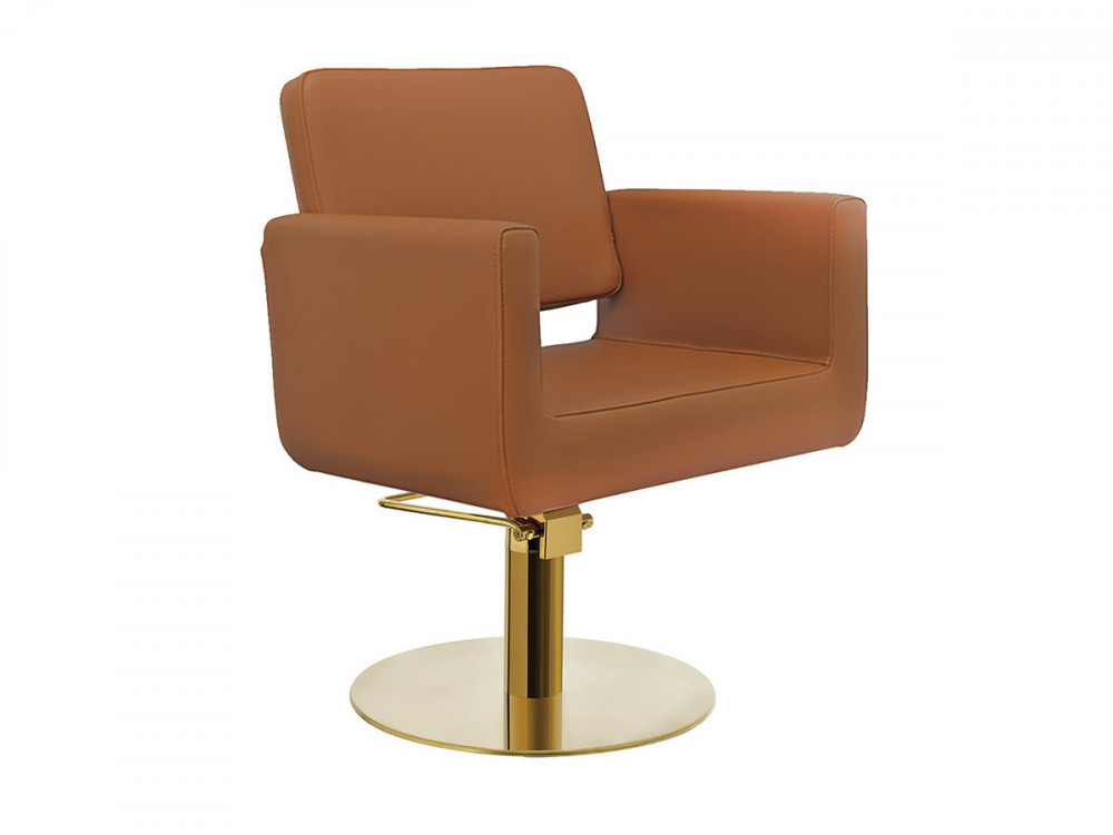 Golda Cognac - Fauteuil de coiffage