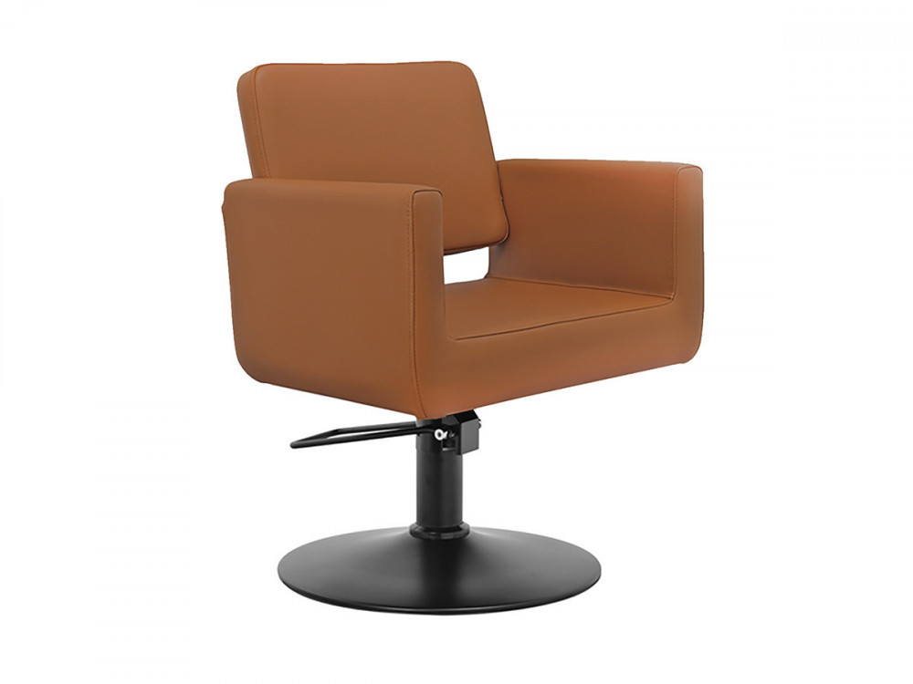 Golda Black Cognac - Fauteuil de coiffage