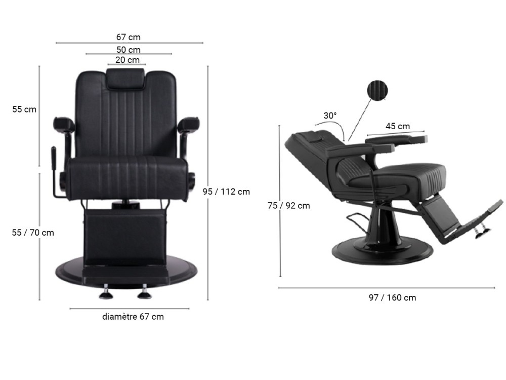 Andy Barber - Fauteuil Barbier