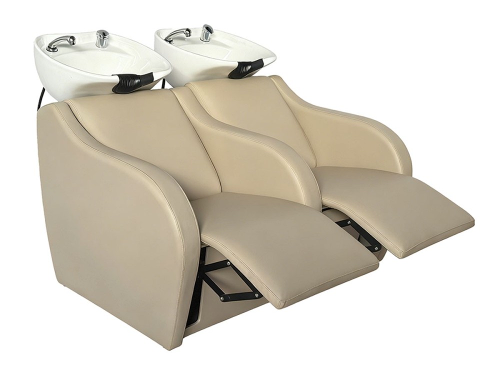 Metri Sofa Beige + relax - Bac de lavage + Repose jambes
