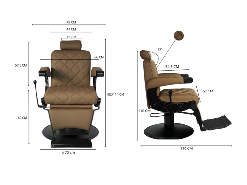 Hawk - Fauteuil Barbier