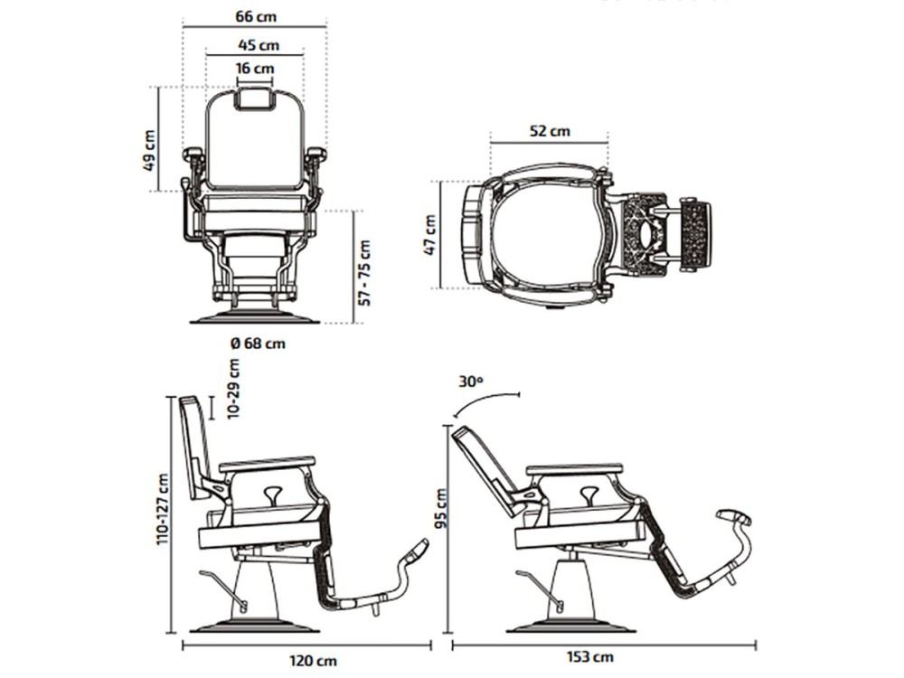 Mark - Fauteuil Barbier