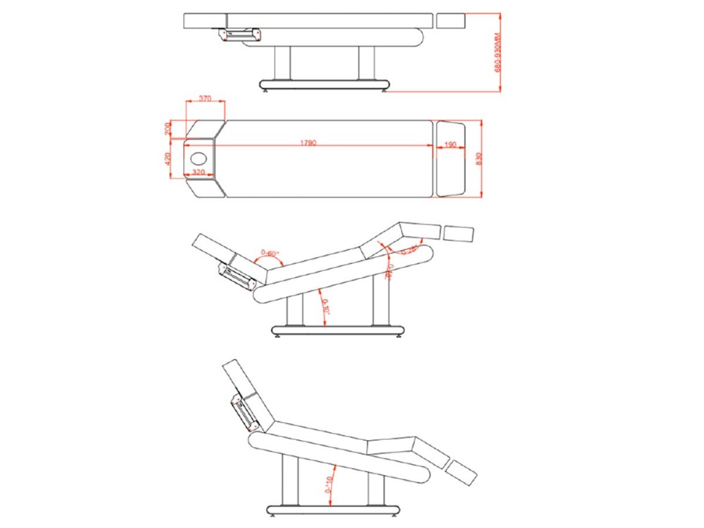 Atlant White - Tables électriques