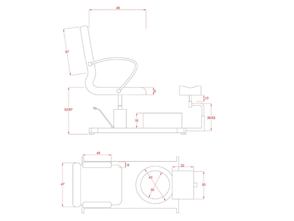 Astra - Fauteuils de pédicure