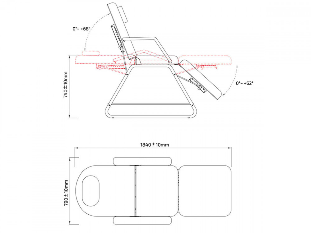 Scorpius W OAK - Fauteuils d'esthétique