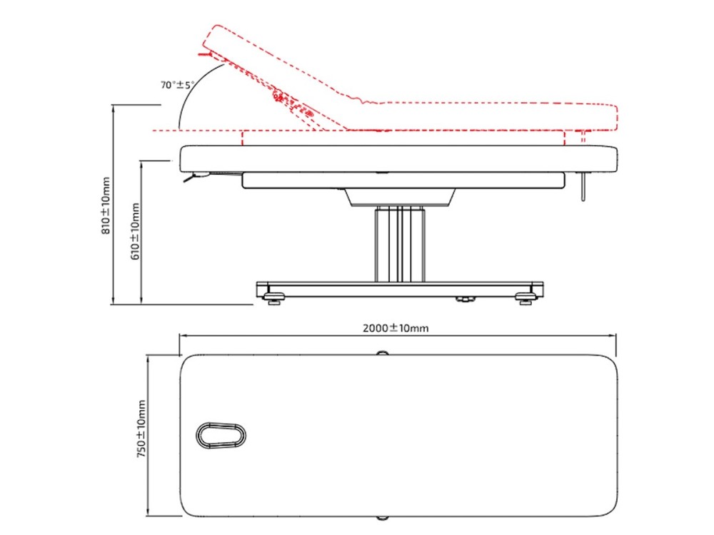 ORION W OAK - Tables électriques